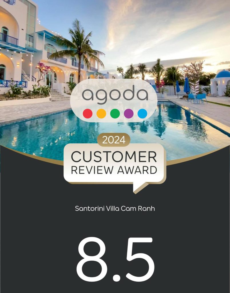giải thưởng agoda ở santorini villa
