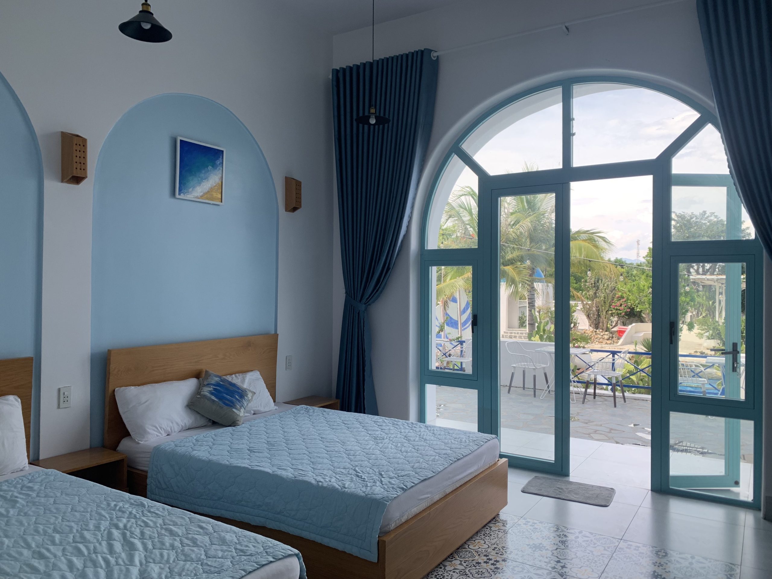 Deluxe 2 Giường Đôi Có Ban Công