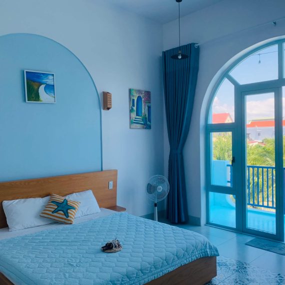 phòng deluxe 1 giường đôi