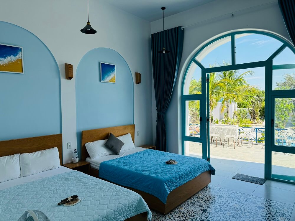 Deluxe 2 Giường Đôi Có Ban Công