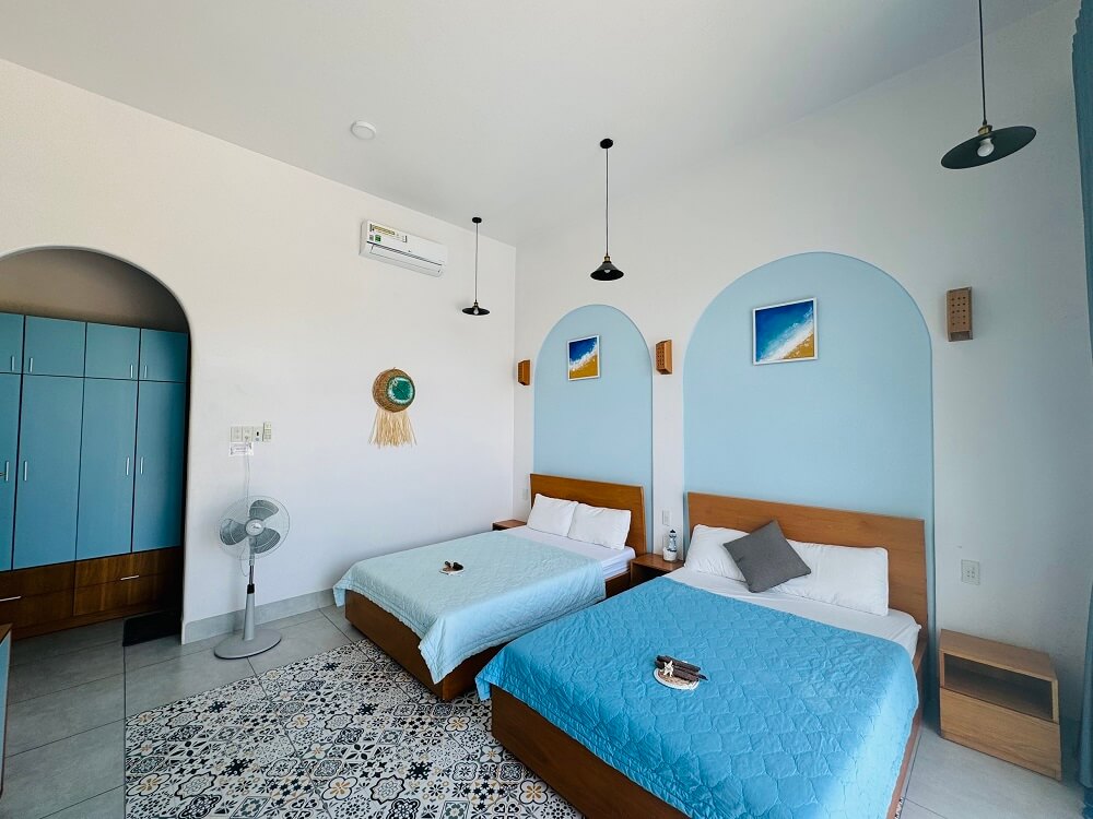 Deluxe 2 Giường Đôi Có Ban Công