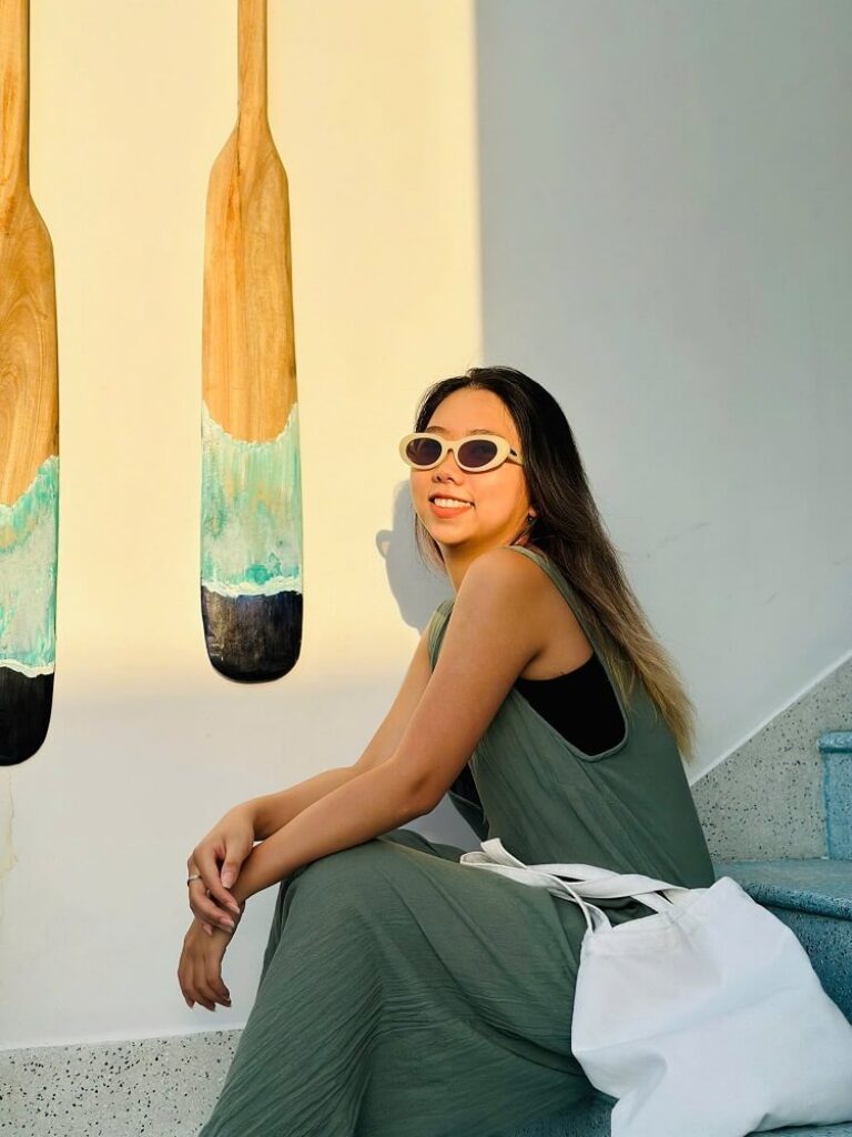 những góc check in đẹp ở santorini cam ranh