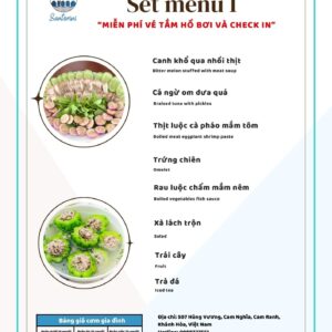 menu cơm đoàn tại cam ranh