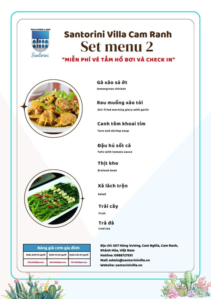 địa điểm ăn cơm trưa tại cam ranh